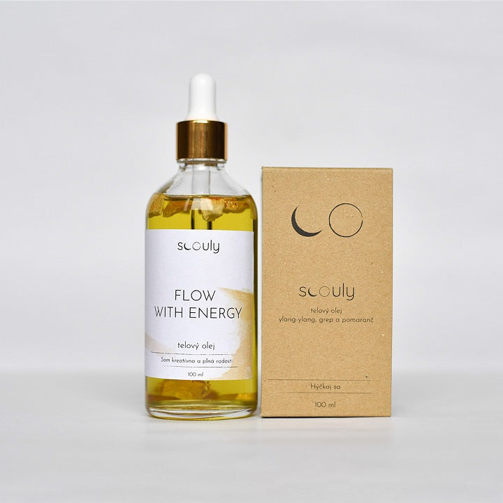 Natural body oil Flow with energy