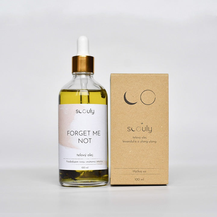 Natural body oil Forget me not